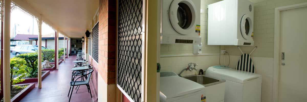 Guest laundry room